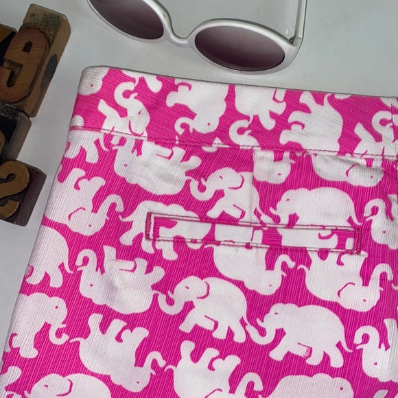 🐘🌴LILLY PULITZER ‘The Buttercup Short’ in Pop Pink Tusk🐘 in Sun Print - Picture 4 of 12